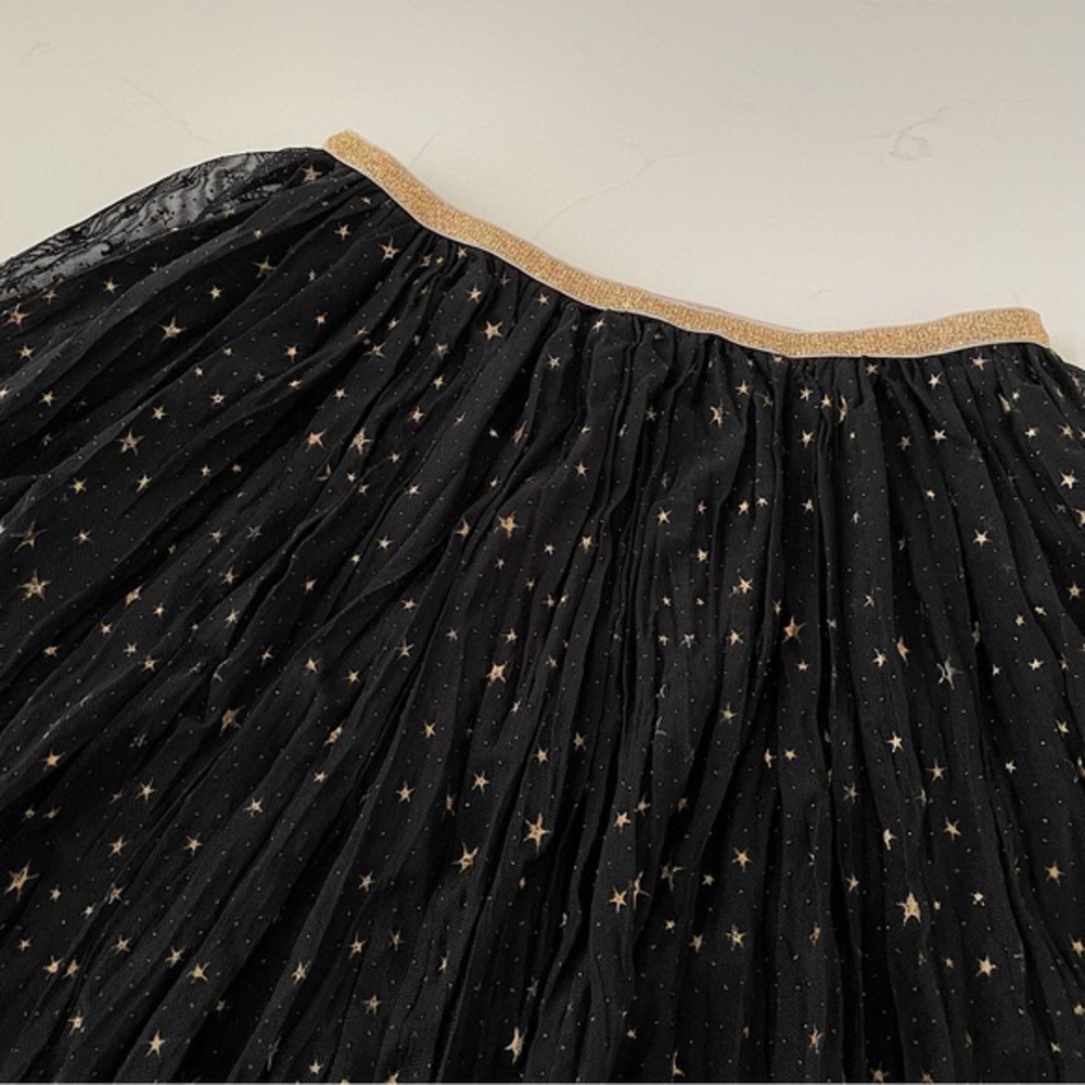 mysty woman🇯🇵 Star Print Organza Skirt, M